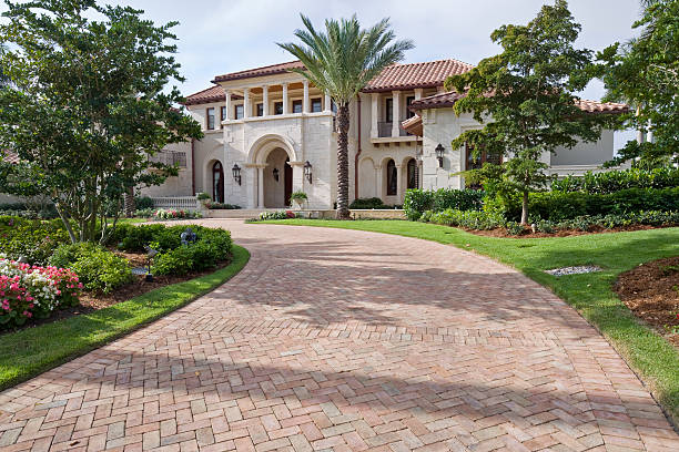 Permeable Paver Driveway in Coppell, TX